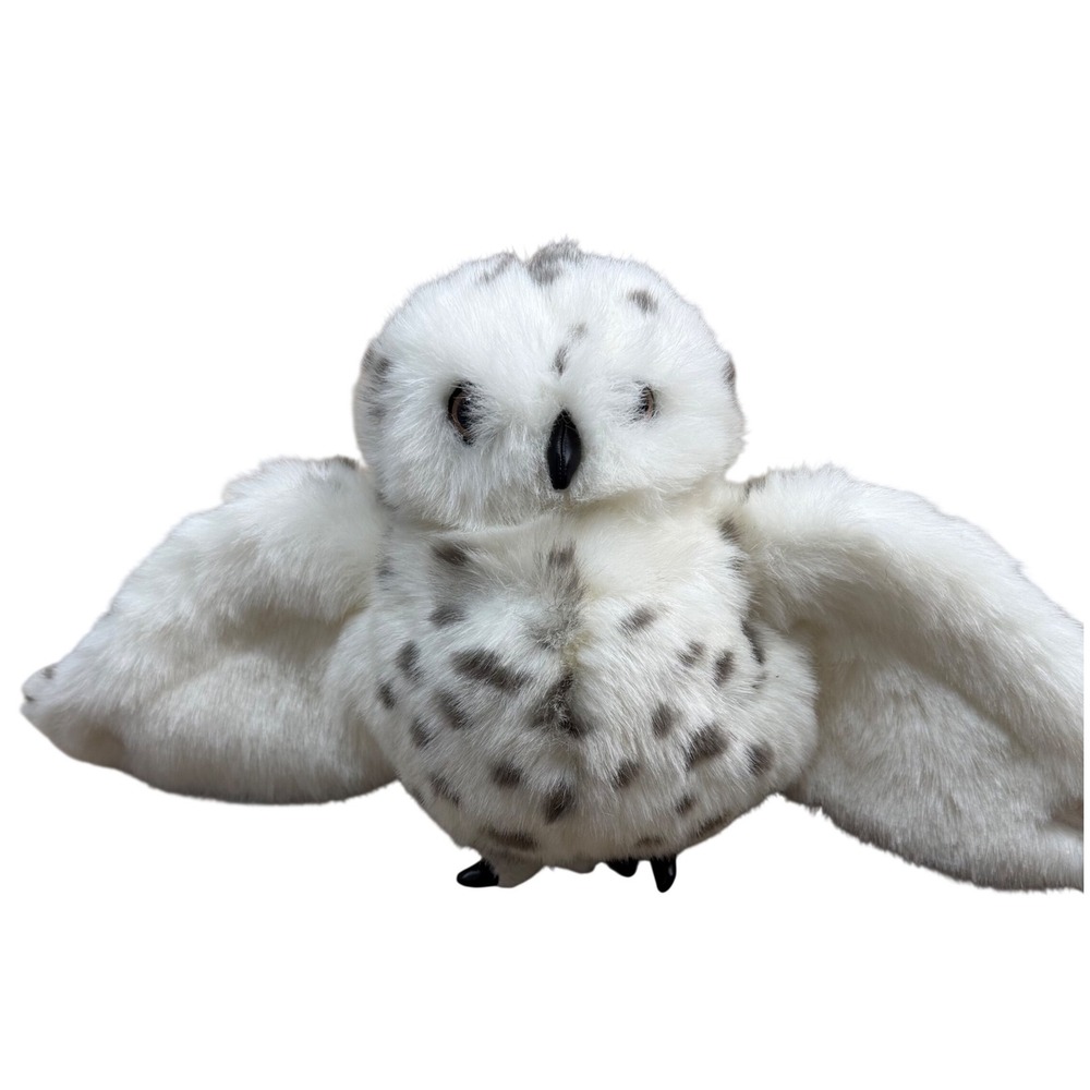Folkmanis Snowy Owl Hand Puppet Unisex 9" EXCELLENT CONDITION